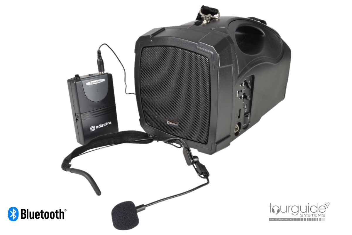 Handheld PA System with Wireless Headband Mic