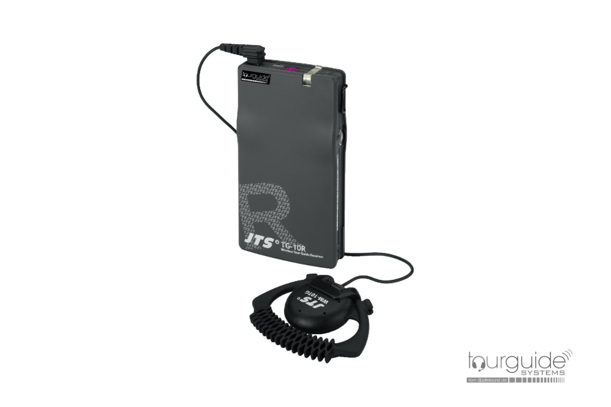 JTS TG-10R/WM-10TG pocket tourguide receiver & ear-phone