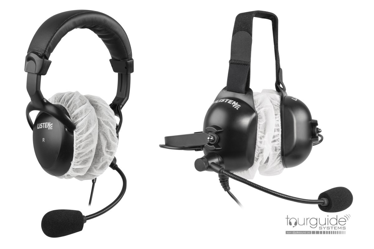 LA-169 Large Sanitary Covers for Stereo Headphones