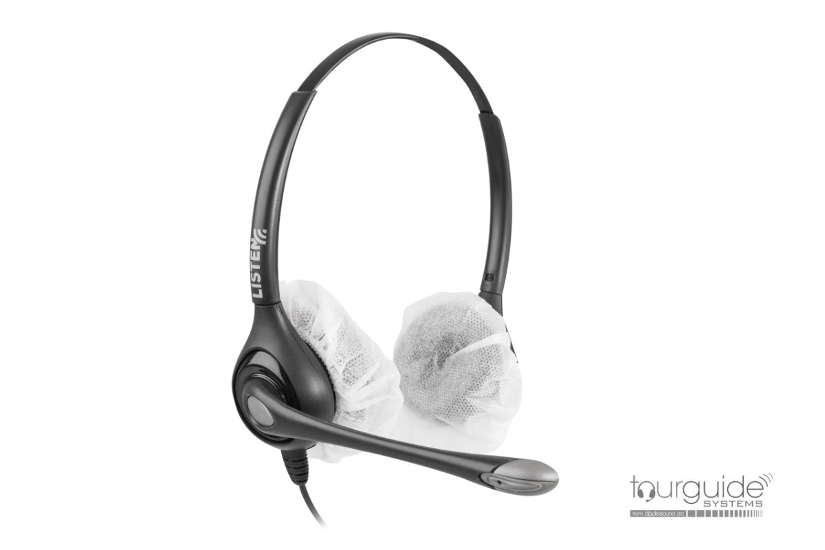 LA-172 Small Sanitary Covers for Stereo Headphones