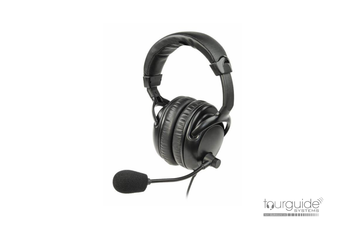 ListenTALK Headset 4 - Over Ears Dual w/Boom Mic (LA-454)