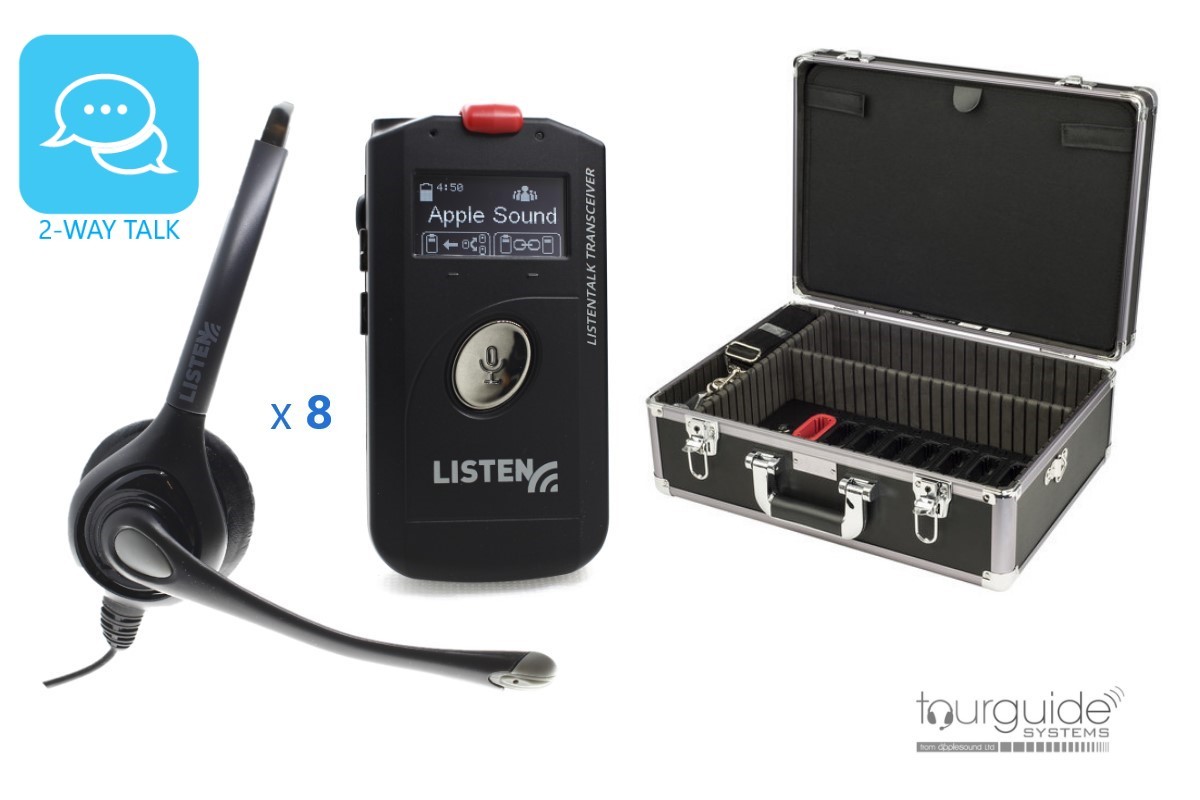 ListenTALK LKS-3 Headset Package for 8 Persons