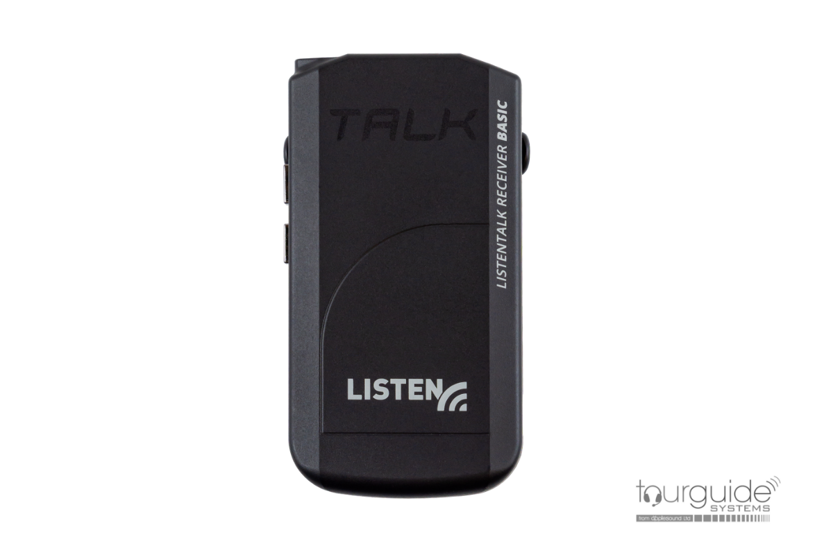 ListenTALK Receiver Basic (LKR-12), lanyard & ear-speaker