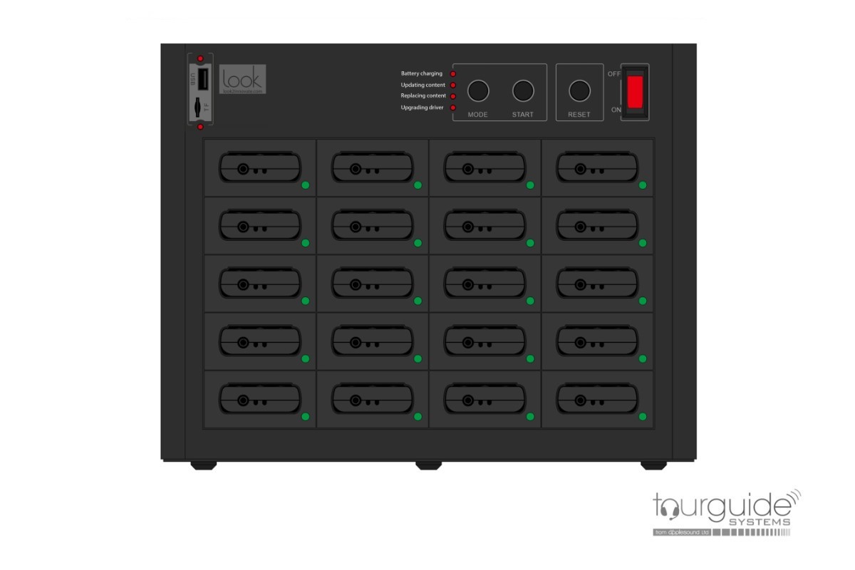 Powerdata20-AG Charging + Data for 20 Audioguides Style or Trend