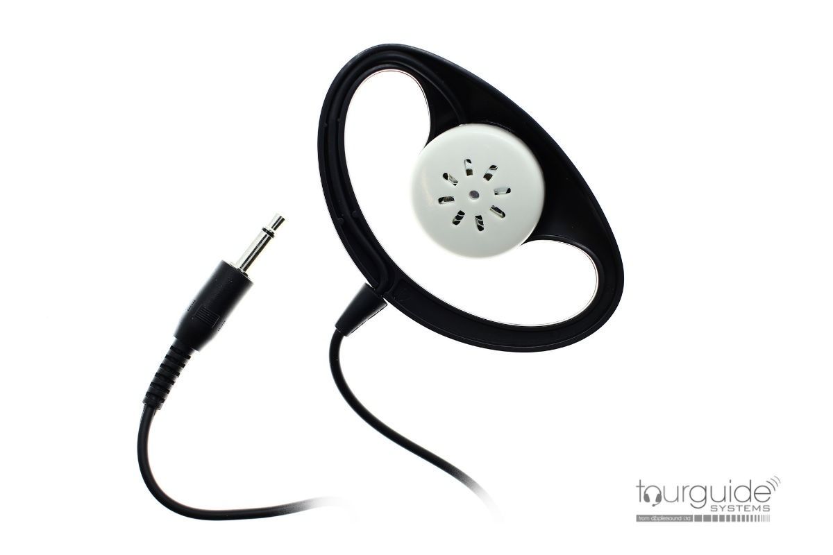 TGS single earhook speaker for tourguide receivers