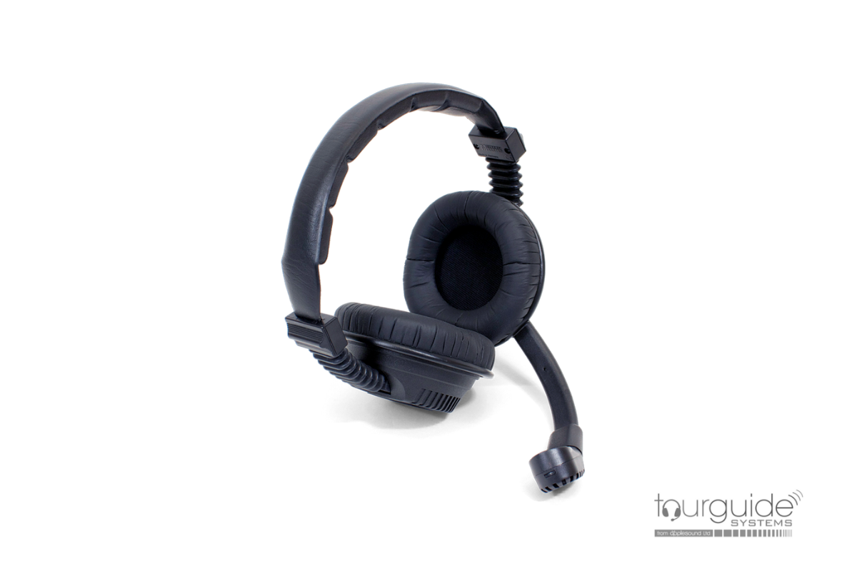 MIC044-2P Single-side headphone with boom microphone